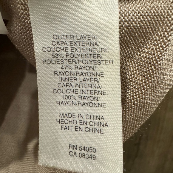 Jones New York collection textured knit beige blouse size S - Picture 4 of 6